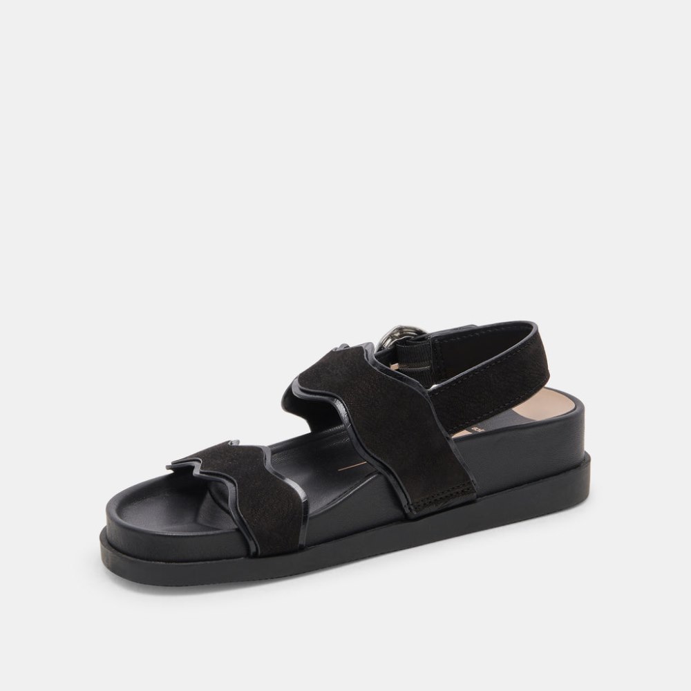 Dolce Vita Sindy Sandals Black Nubuck