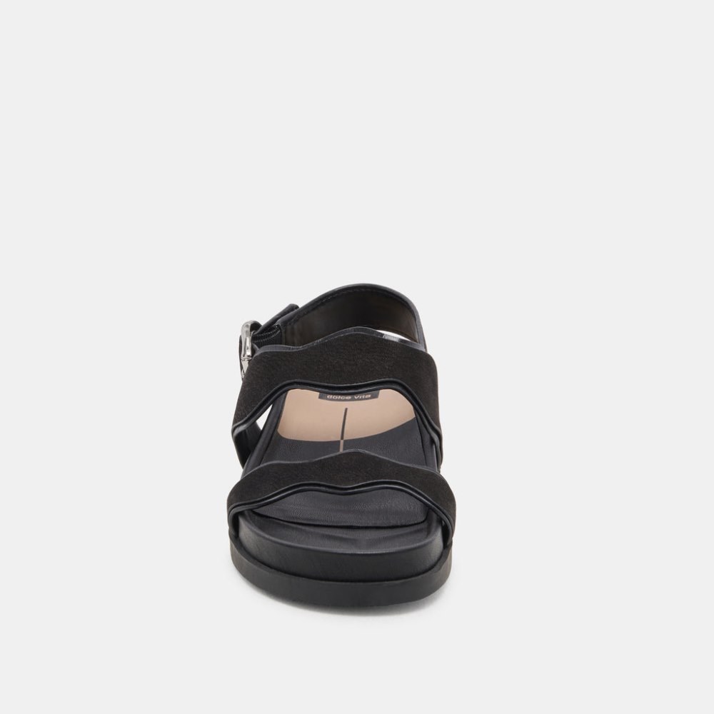 Dolce Vita Sindy Sandals Black Nubuck
