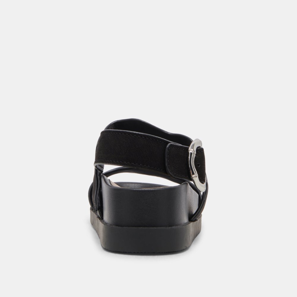 Dolce Vita Sindy Sandals Black Nubuck