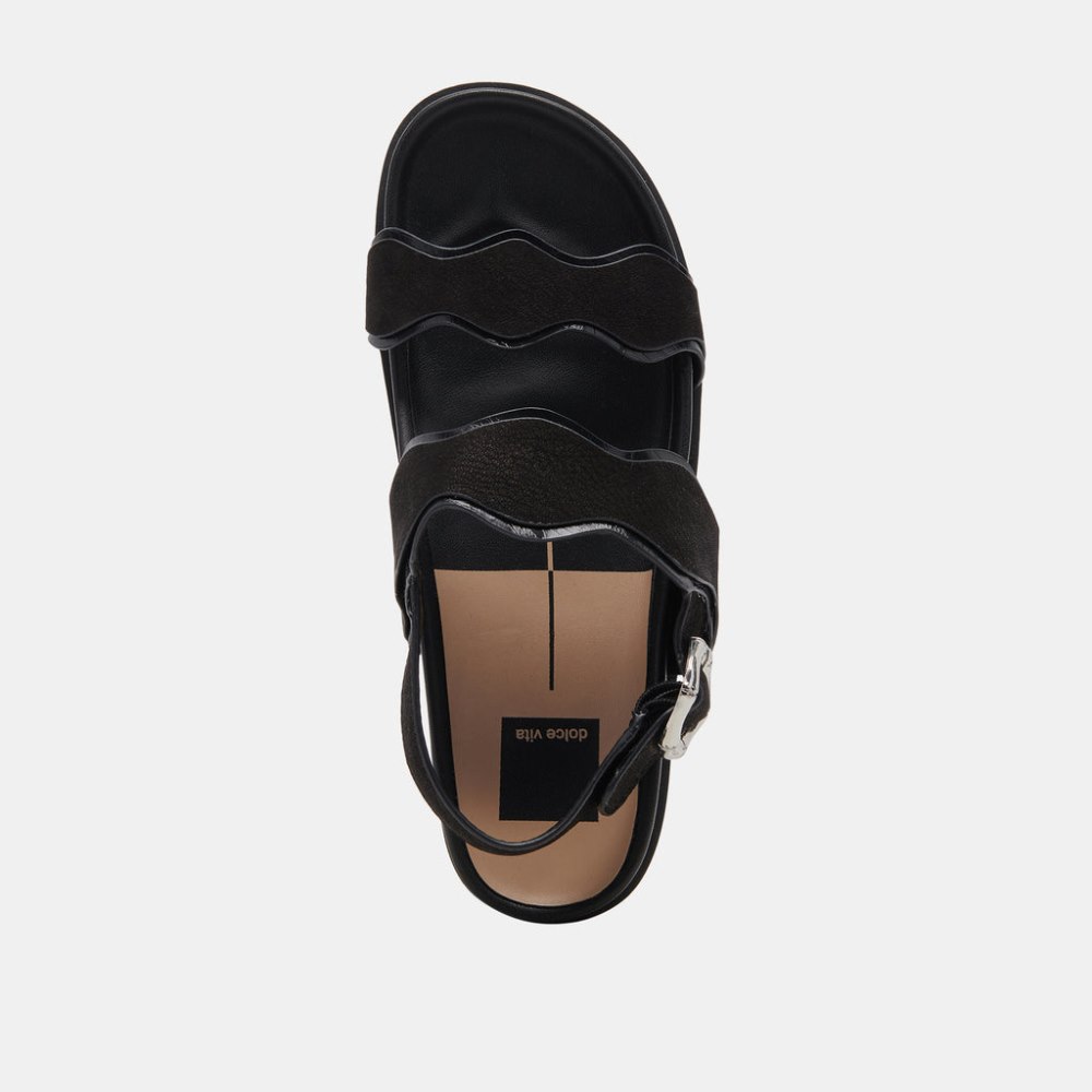 Dolce Vita Sindy Sandals Black Nubuck
