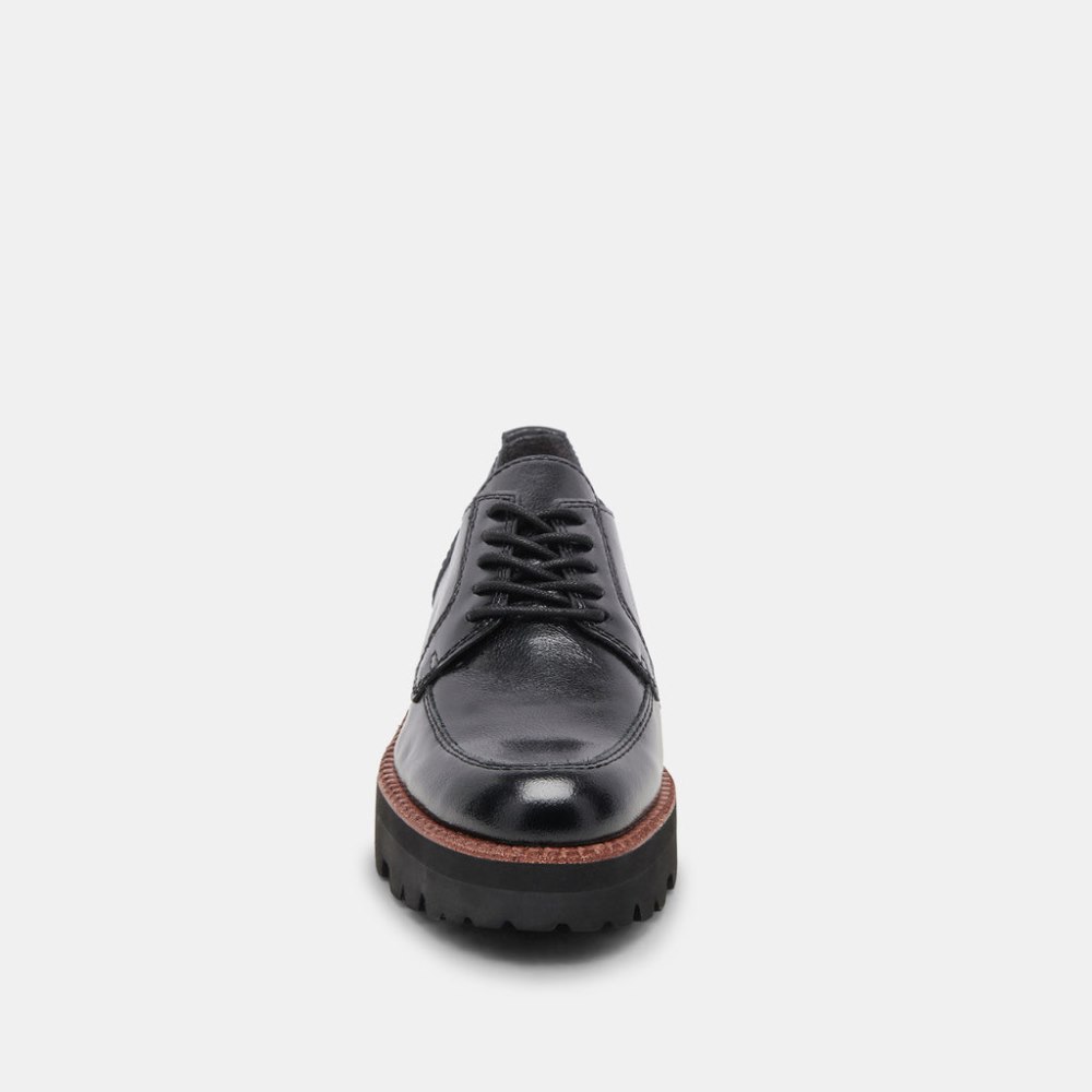 Dolce Vita Morna Oxfords Midnight Crinkle Patent