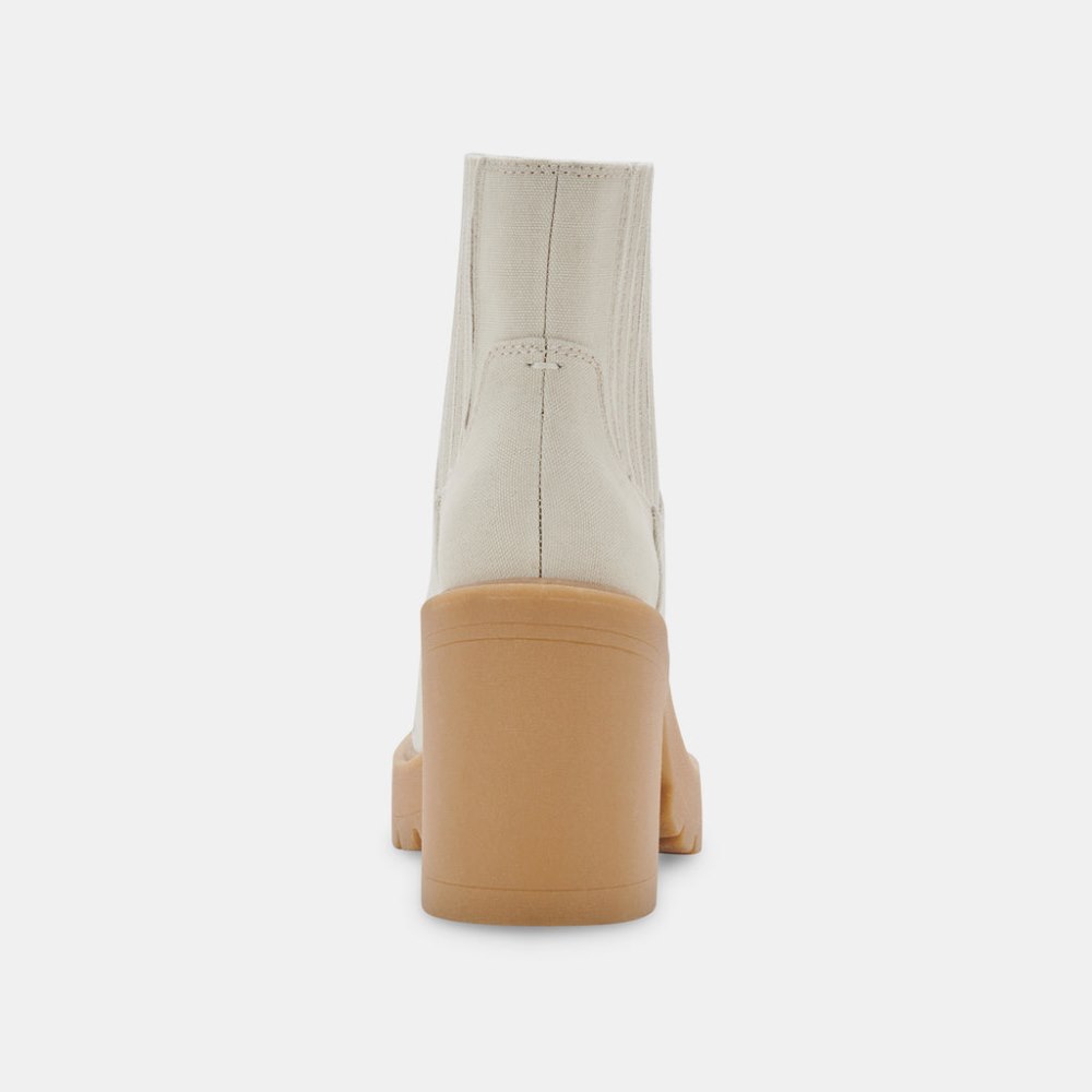 Dolce Vita Caster Booties Sandstone Canvas
