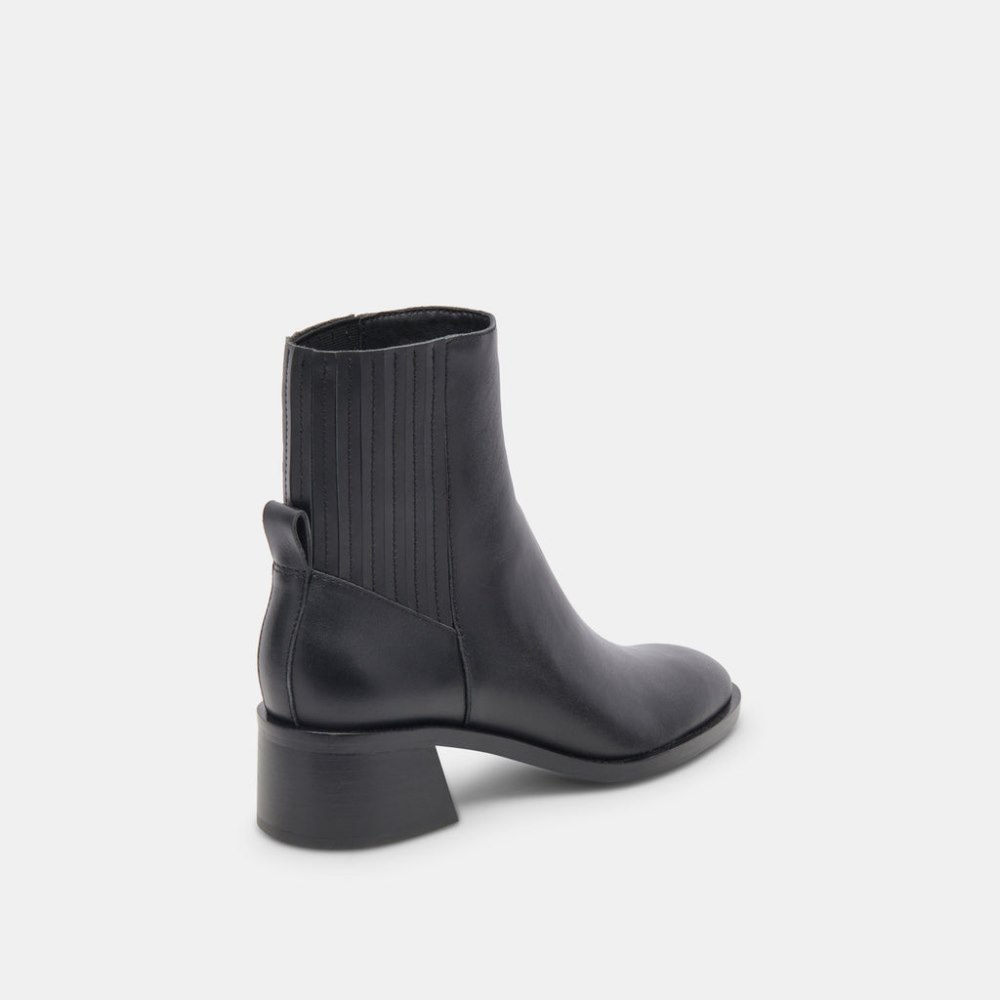 Dolce Vita Linny H2o Wide Boots Black Leather