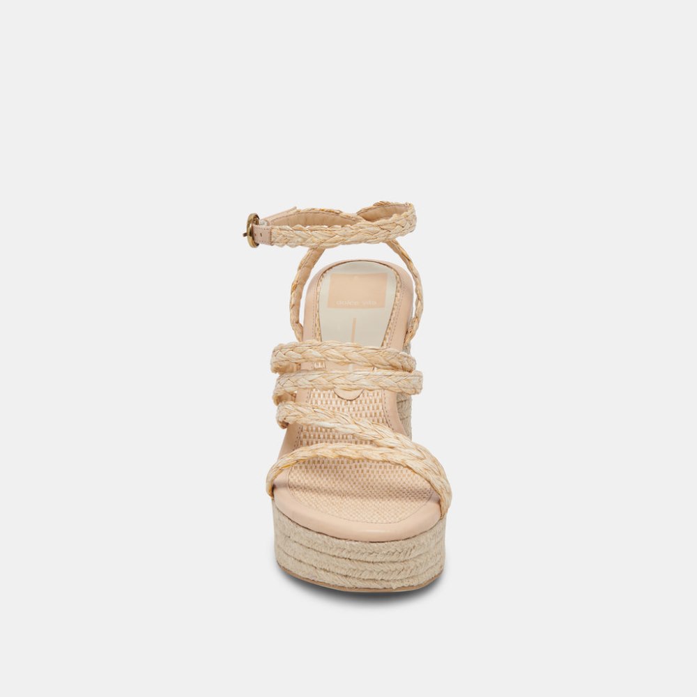 Dolce Vita Catina Heels Lt Natural Raffia