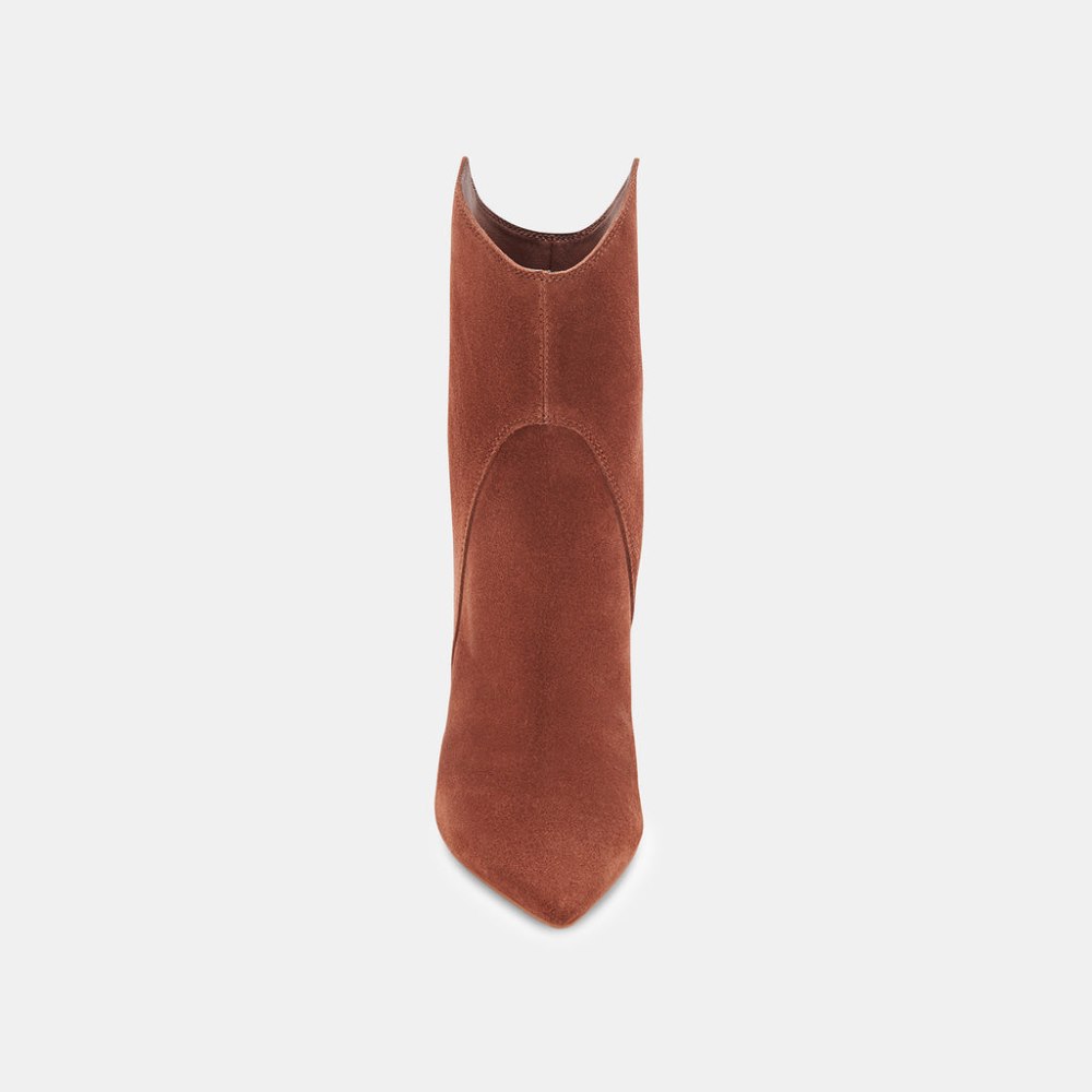 Dolce Vita Nestly Booties Brandy Suede