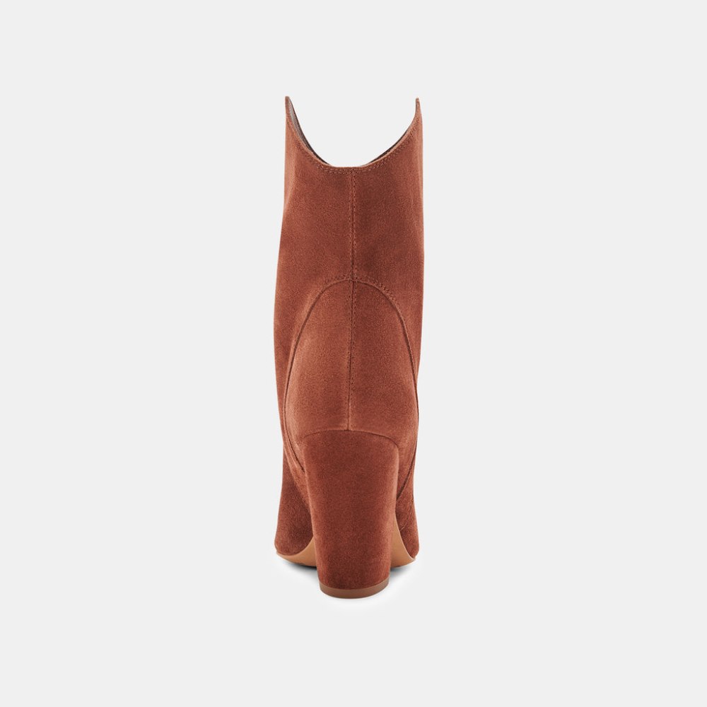 Dolce Vita Nestly Booties Brandy Suede