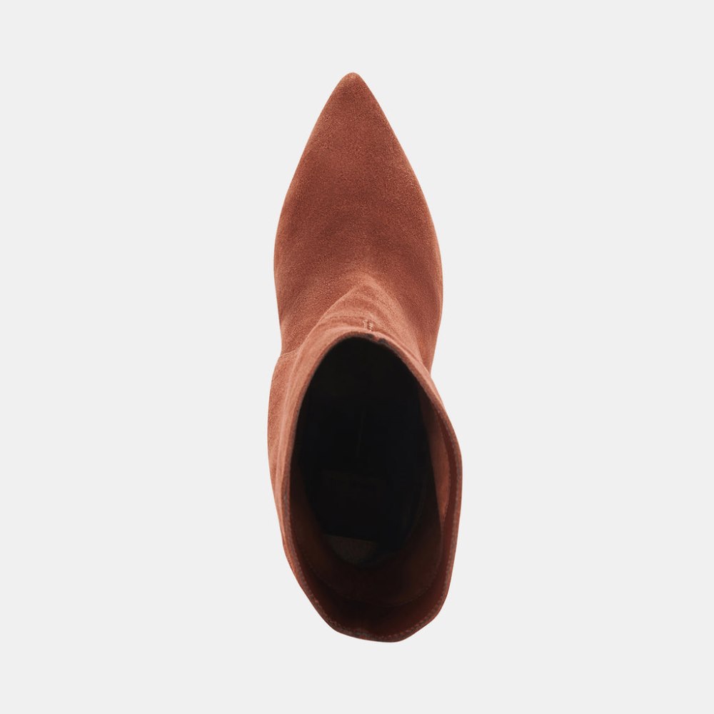 Dolce Vita Nestly Booties Brandy Suede