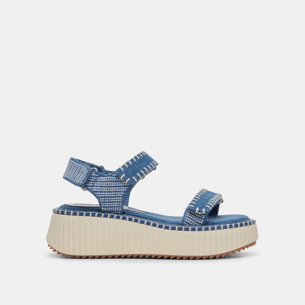 Dolce Vita Debra Sandals Blue Denim