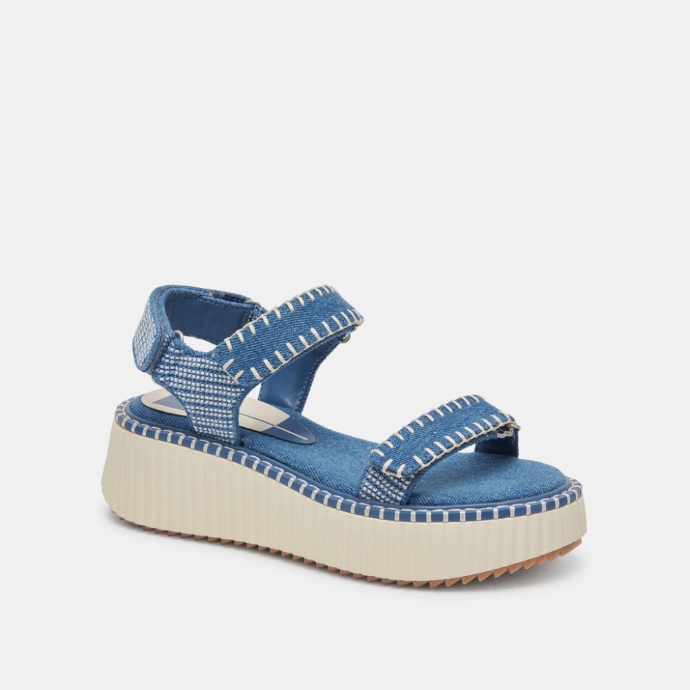 Dolce Vita Debra Sandals Blue Denim