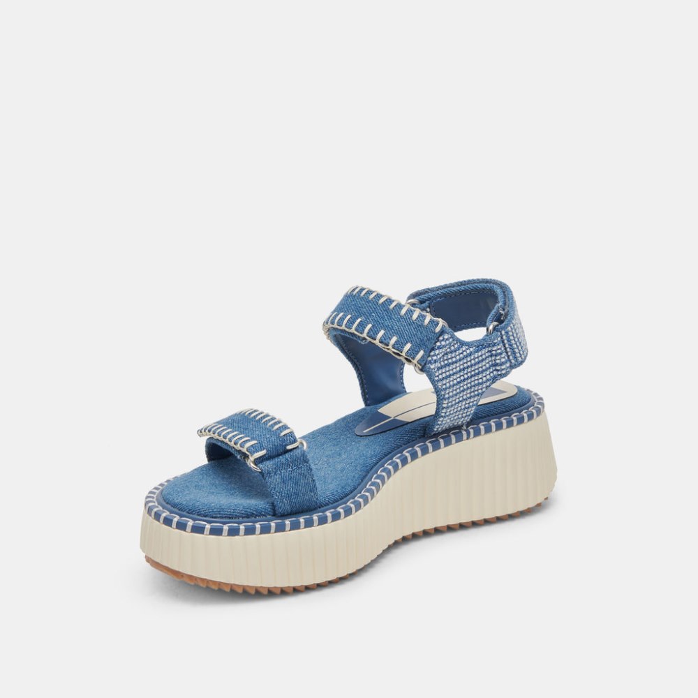 Dolce Vita Debra Sandals Blue Denim
