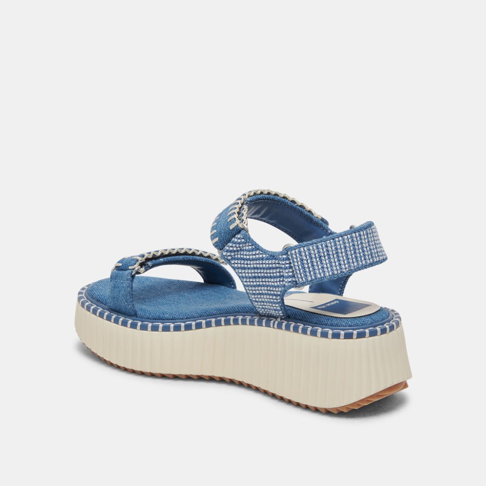 Dolce Vita Debra Sandals Blue Denim