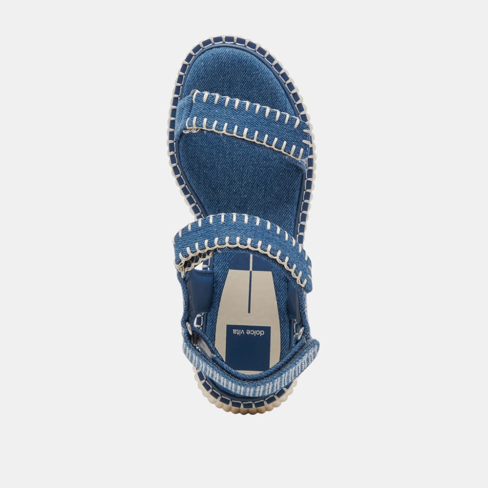 Dolce Vita Debra Sandals Blue Denim
