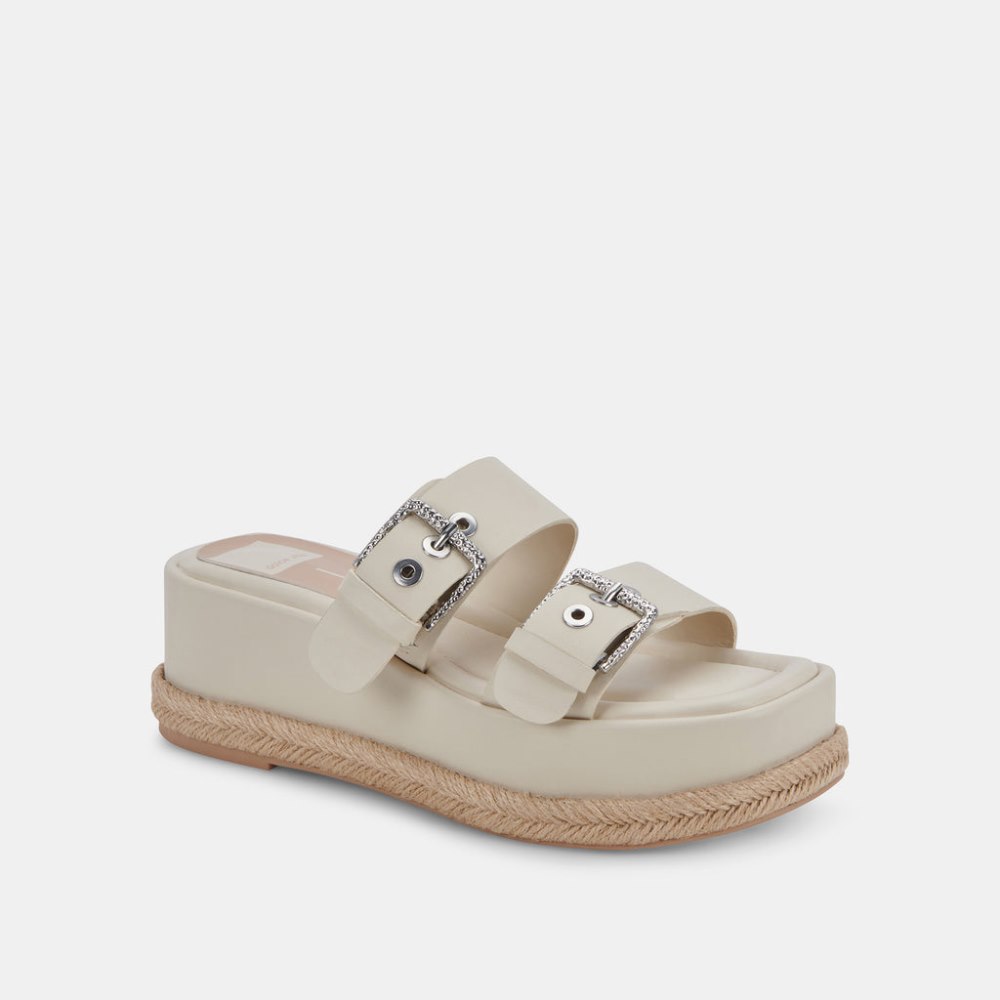 Dolce Vita Canyon Sandals Ivory Leather
