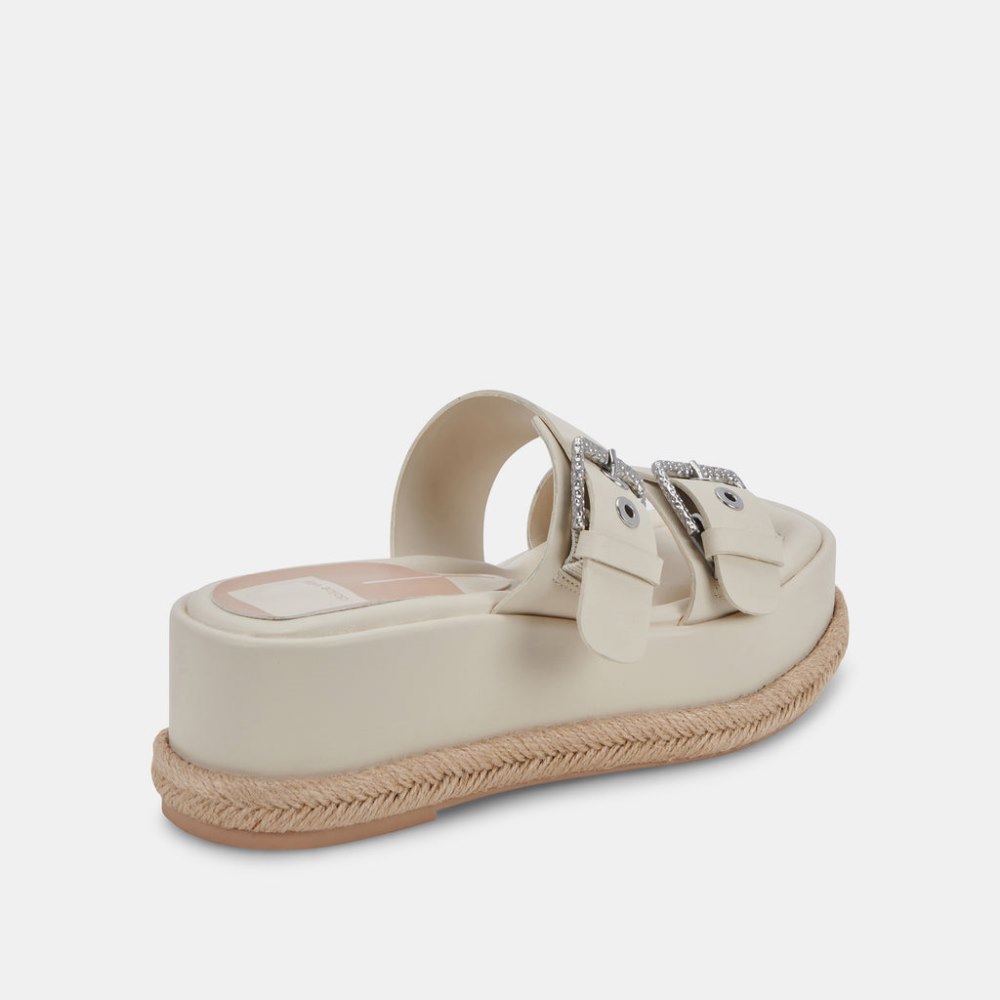 Dolce Vita Canyon Sandals Ivory Leather