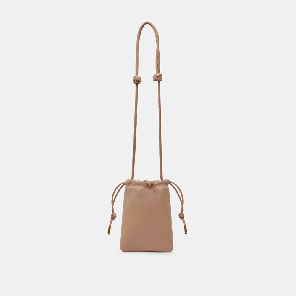 Dolce Vita Evie Crossbody Pouch Cafe Leather