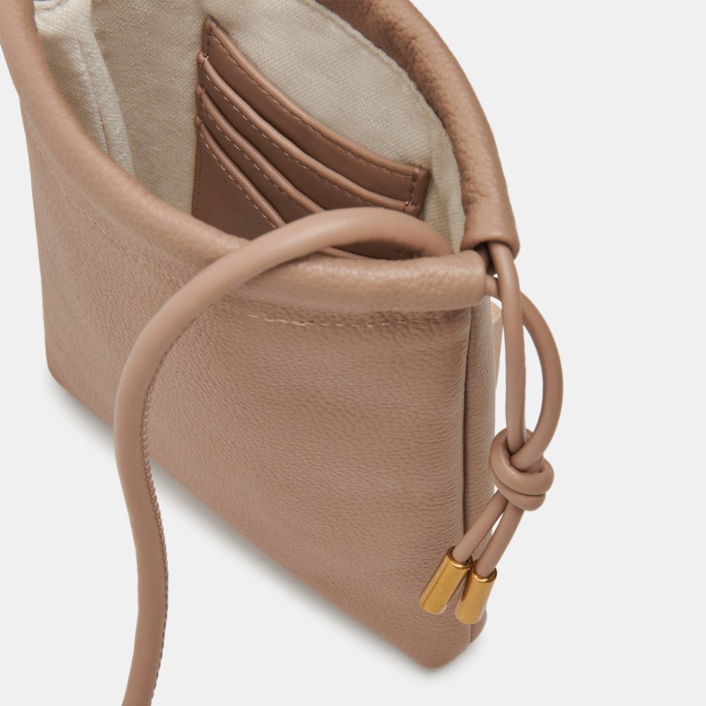 Dolce Vita Evie Crossbody Pouch Cafe Leather