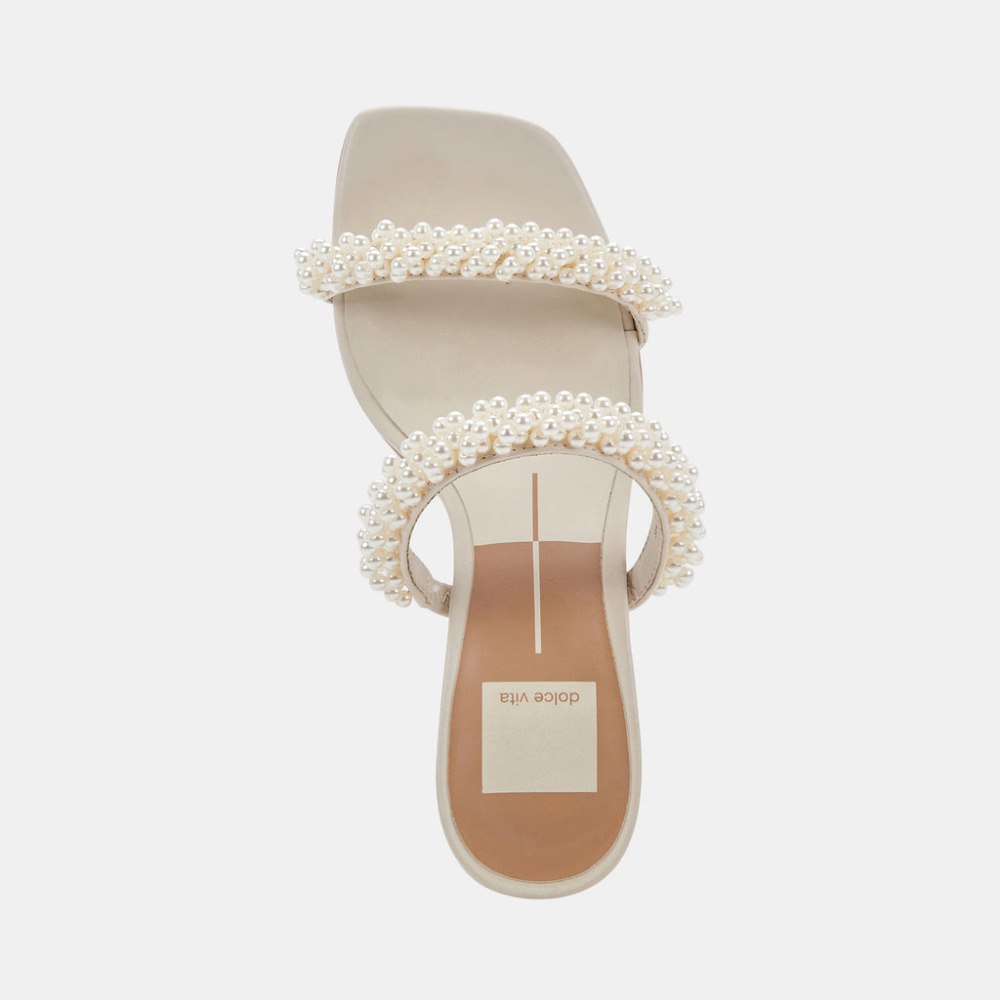 Dolce Vita Noel Heels Vanilla Pearls