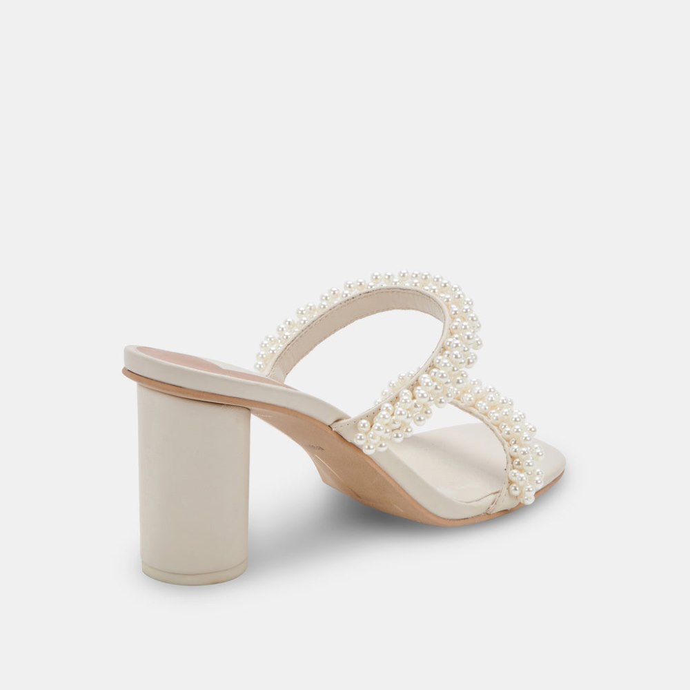 Dolce Vita Noel Heels Vanilla Pearls