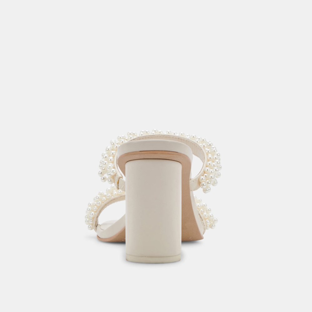 Dolce Vita Noel Heels Vanilla Pearls