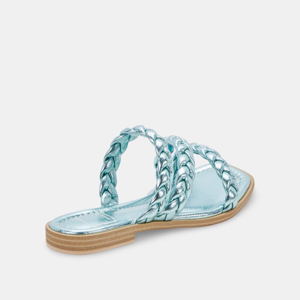 Dolce Vita Iman Sandals Blue Metallic Stella