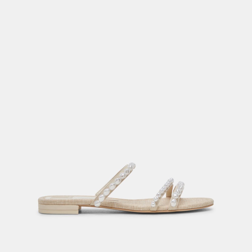 Dolce Vita Tinker Pearl Sandals Vanilla Pearls