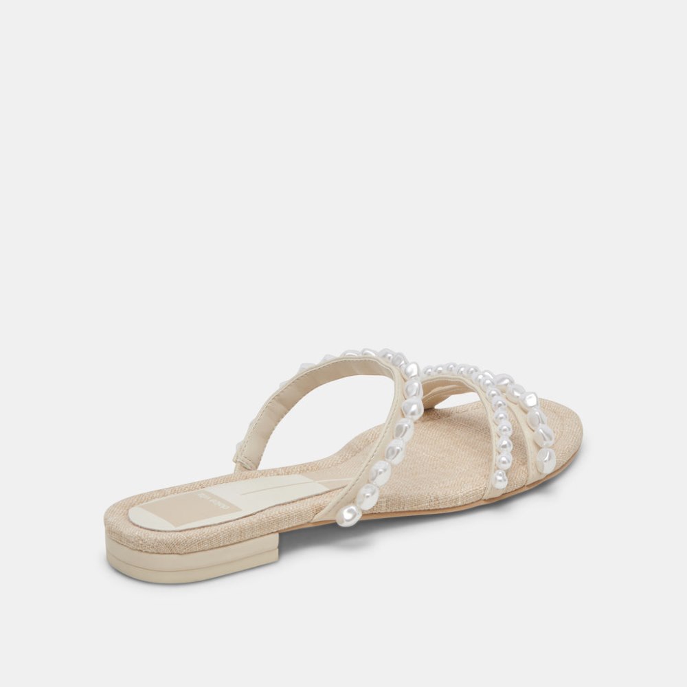 Dolce Vita Tinker Pearl Sandals Vanilla Pearls