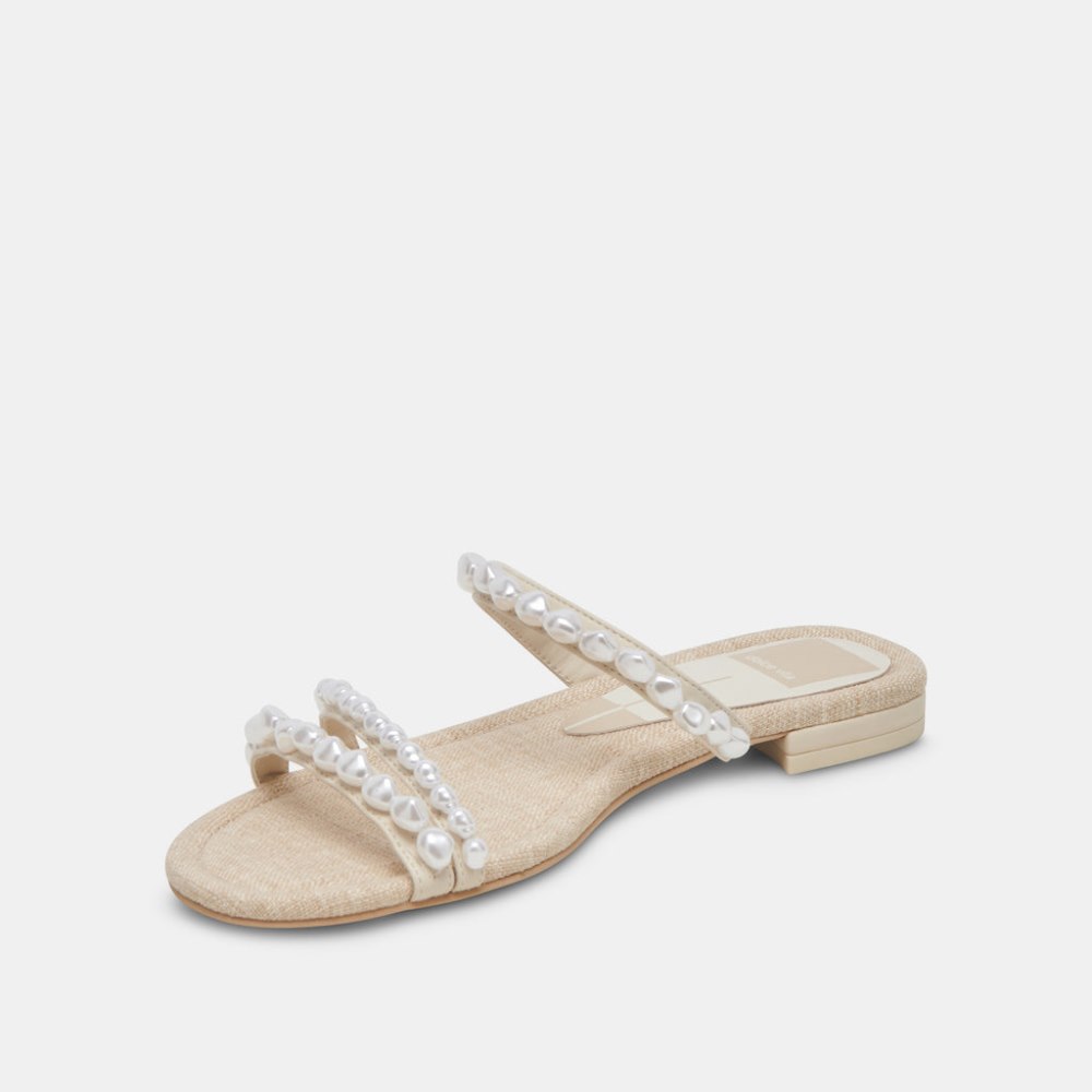 Dolce Vita Tinker Pearl Sandals Vanilla Pearls