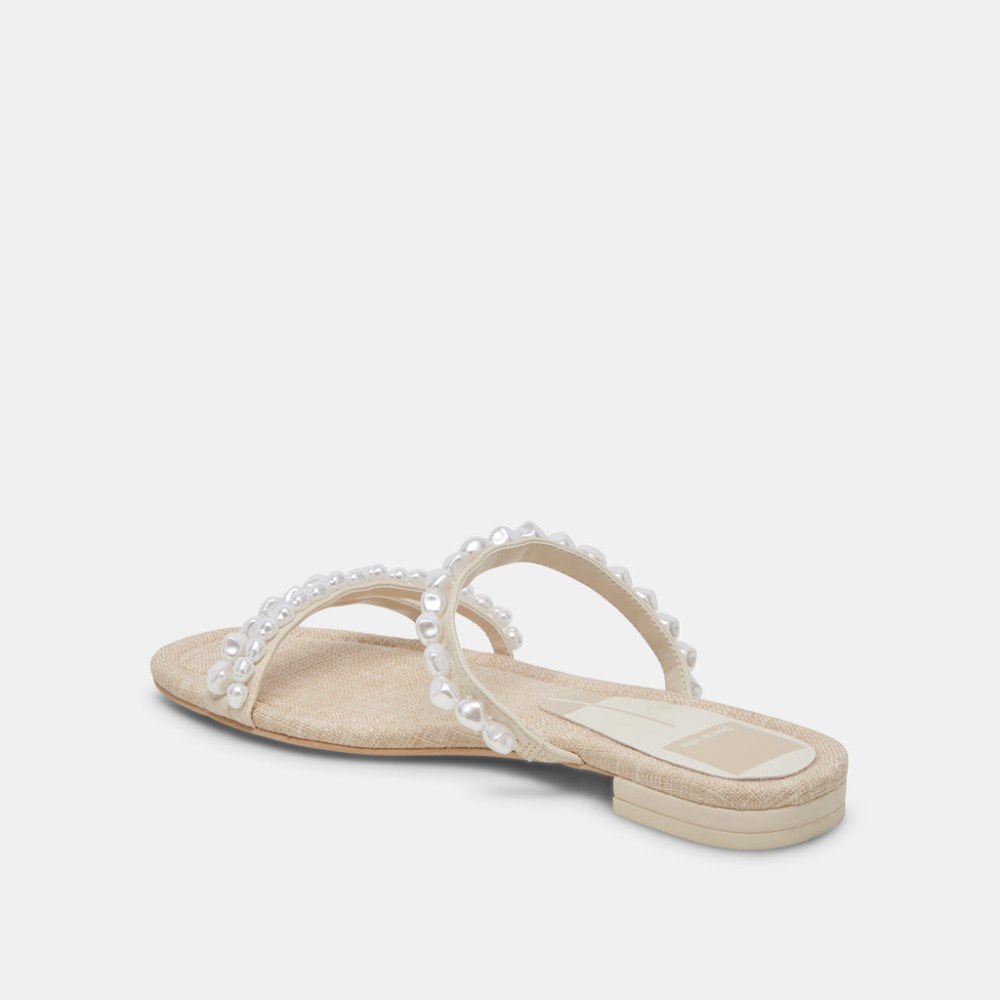 Dolce Vita Tinker Pearl Sandals Vanilla Pearls