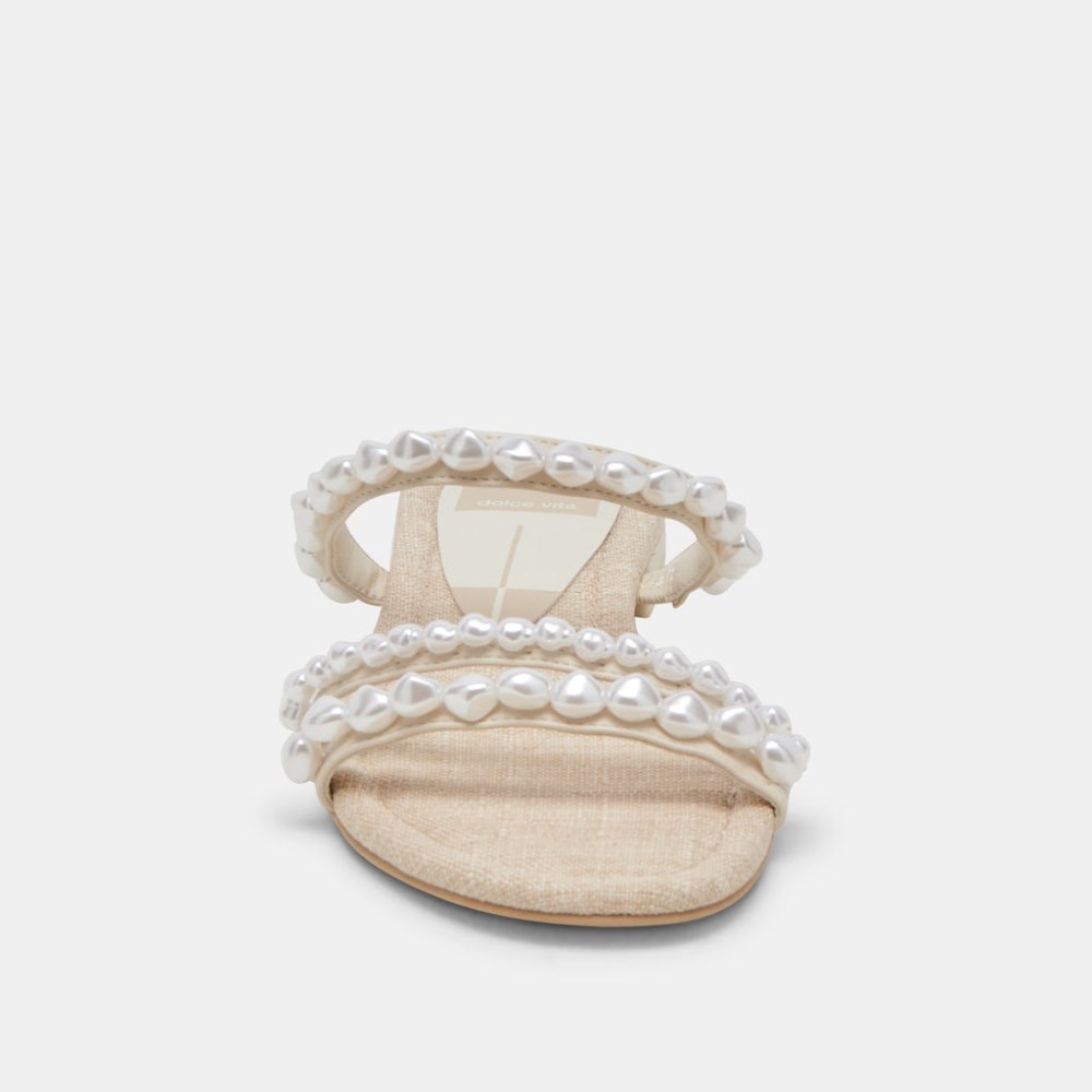 Dolce Vita Tinker Pearl Sandals Vanilla Pearls
