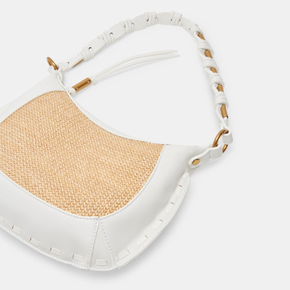Dolce Vita Eleanor Shoulder Bag Natural Raffia