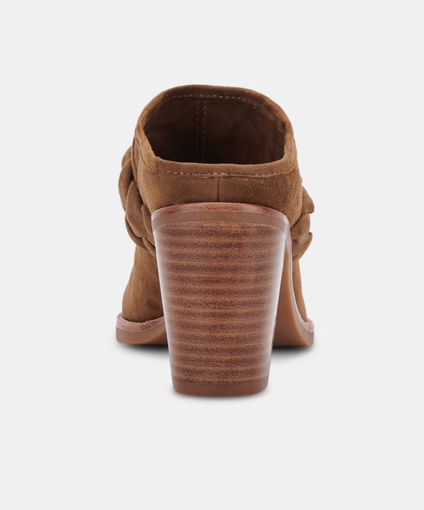 Dolce Vita Serla Mules Dk Brown Suede