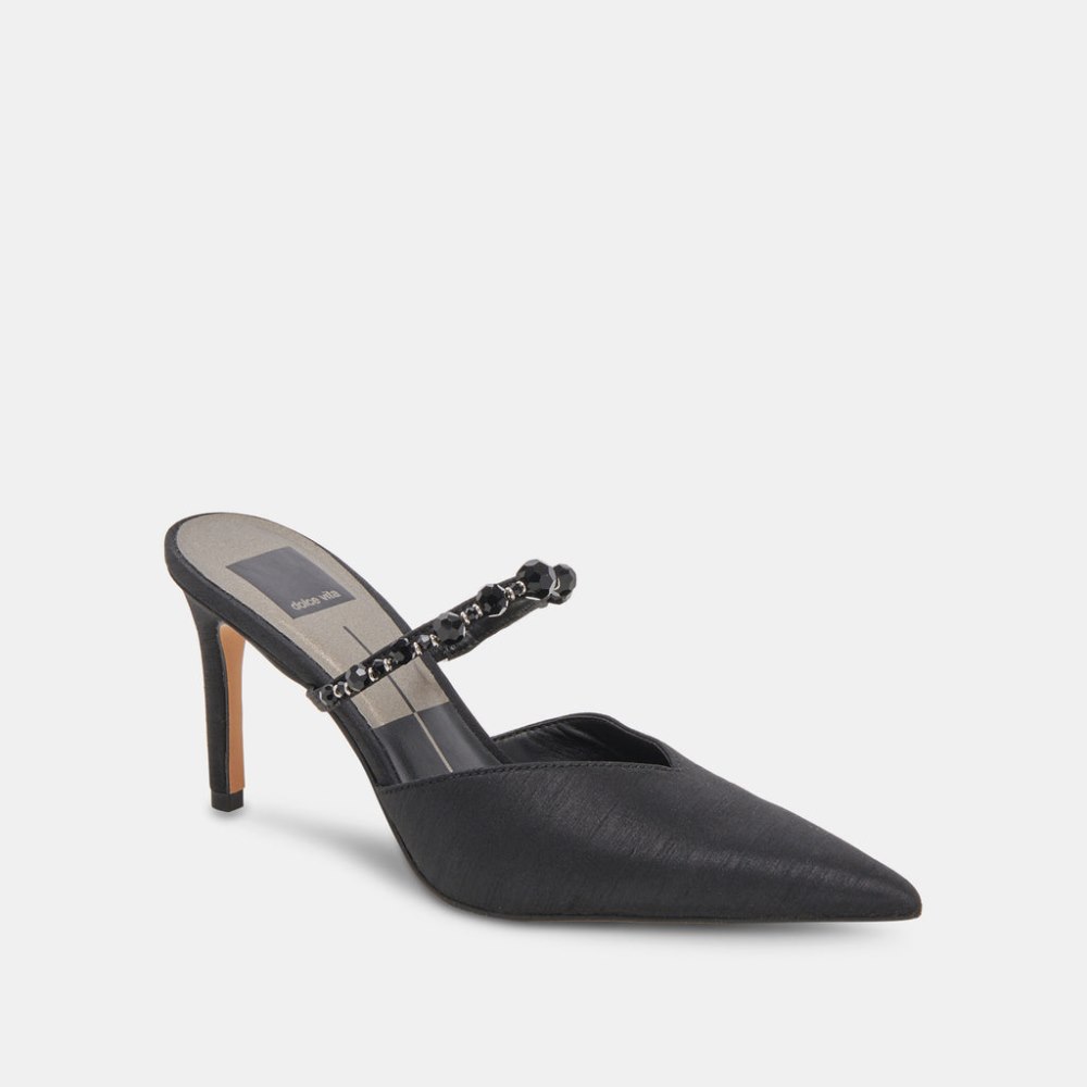 Dolce Vita Kanika Heels Black Pearls