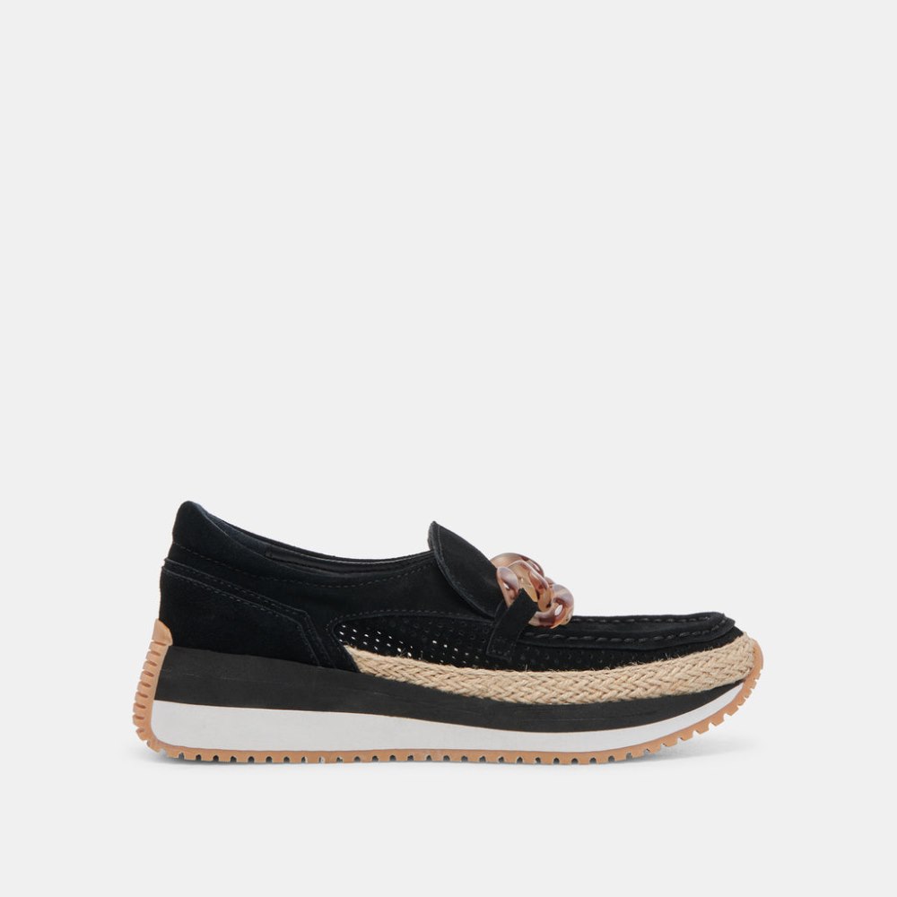 Dolce Vita Jadah Sneakers Onyx Suede