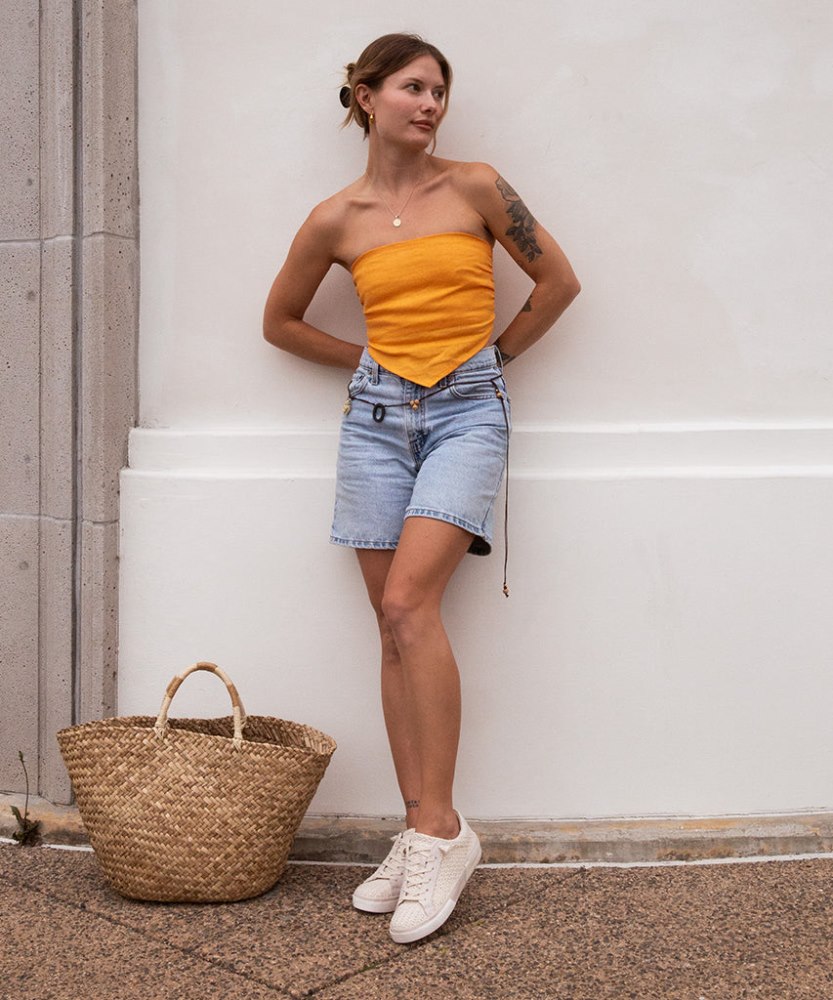 Dolce Vita Zina Crochet Sneakers Sandstone Crochet