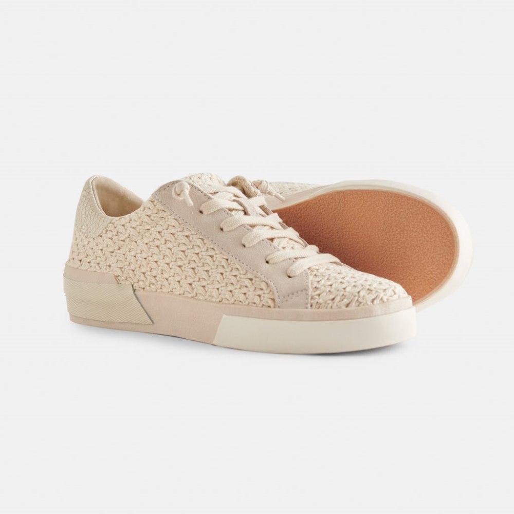 Dolce Vita Zina Crochet Sneakers Sandstone Crochet