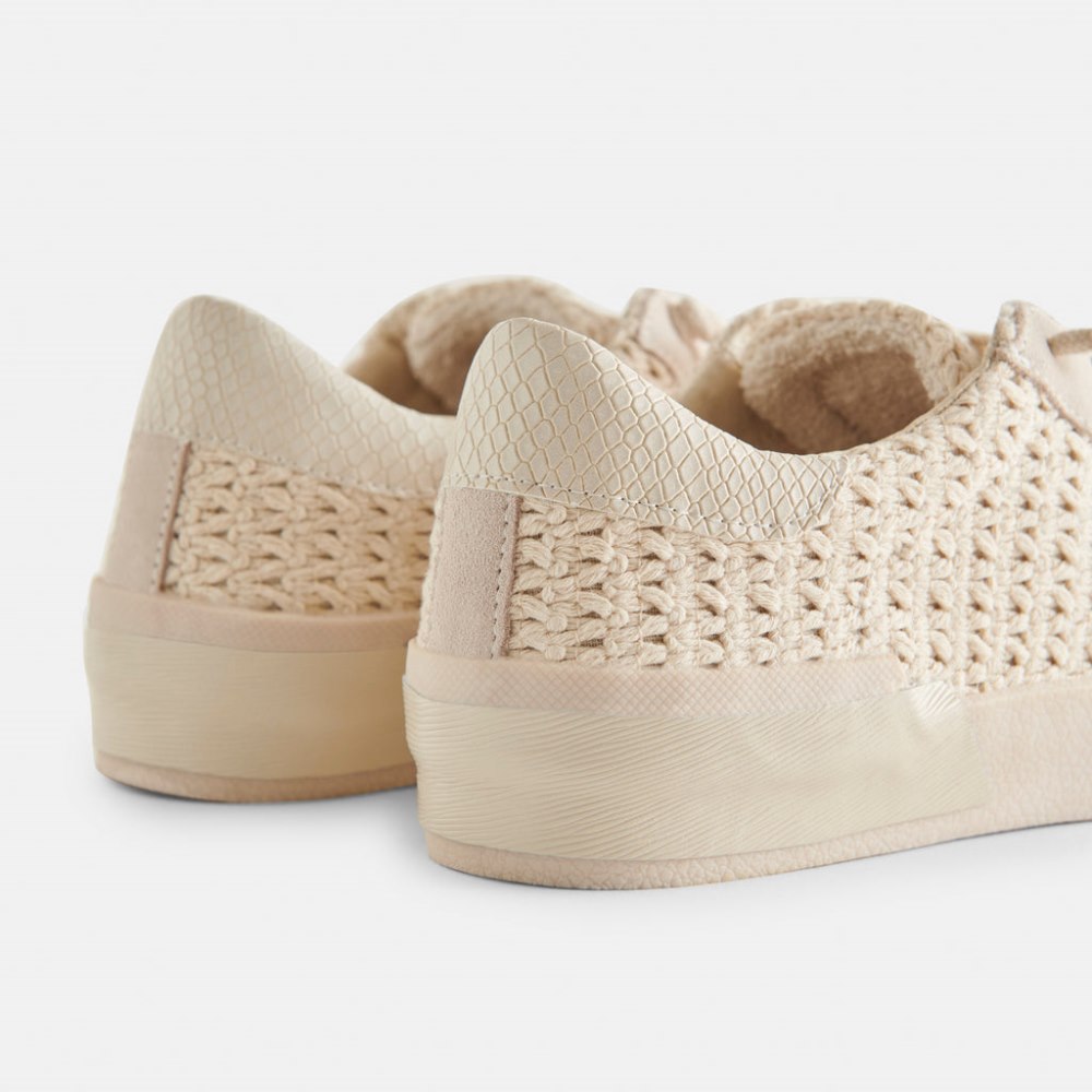Dolce Vita Zina Crochet Sneakers Sandstone Crochet
