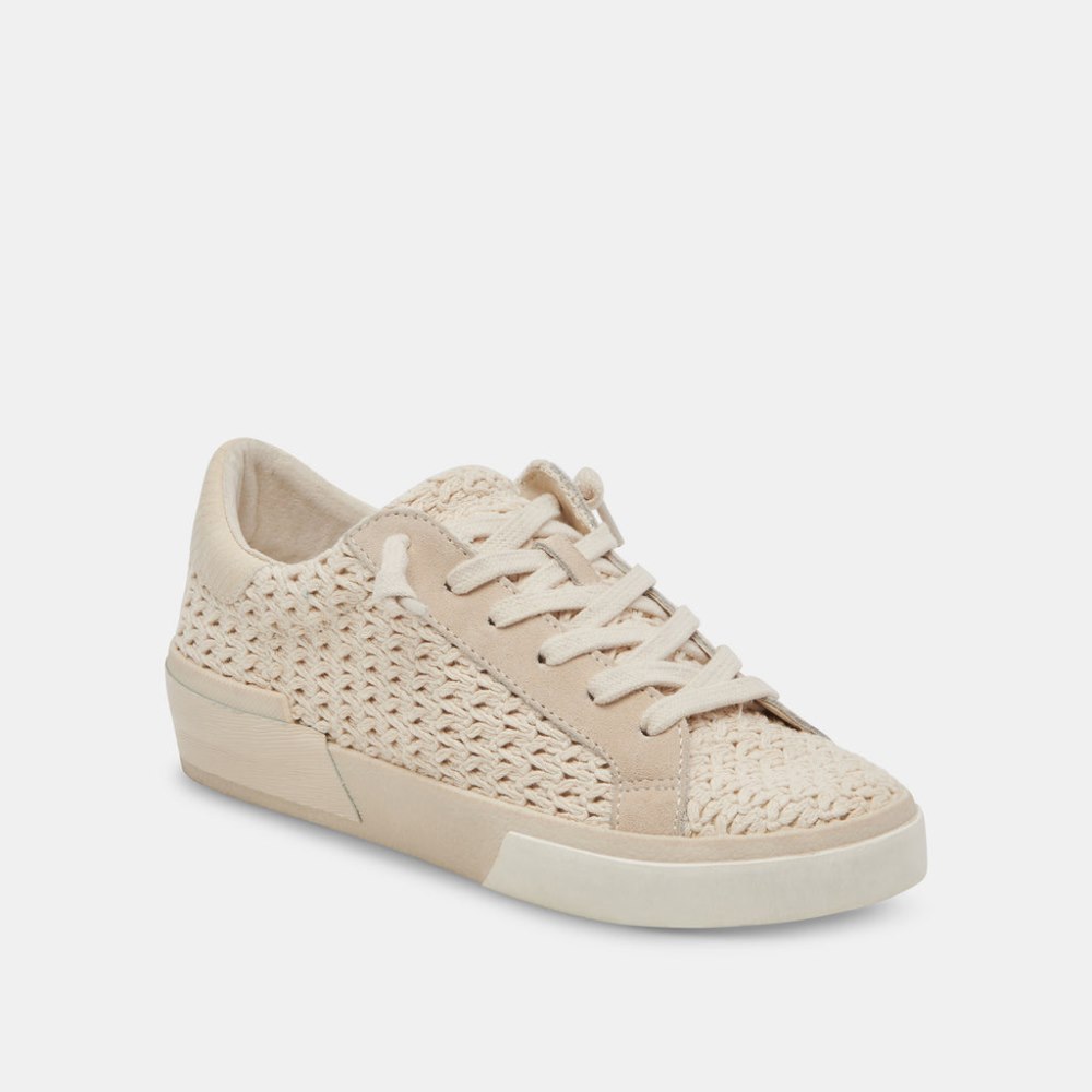 Dolce Vita Zina Crochet Sneakers Sandstone Crochet