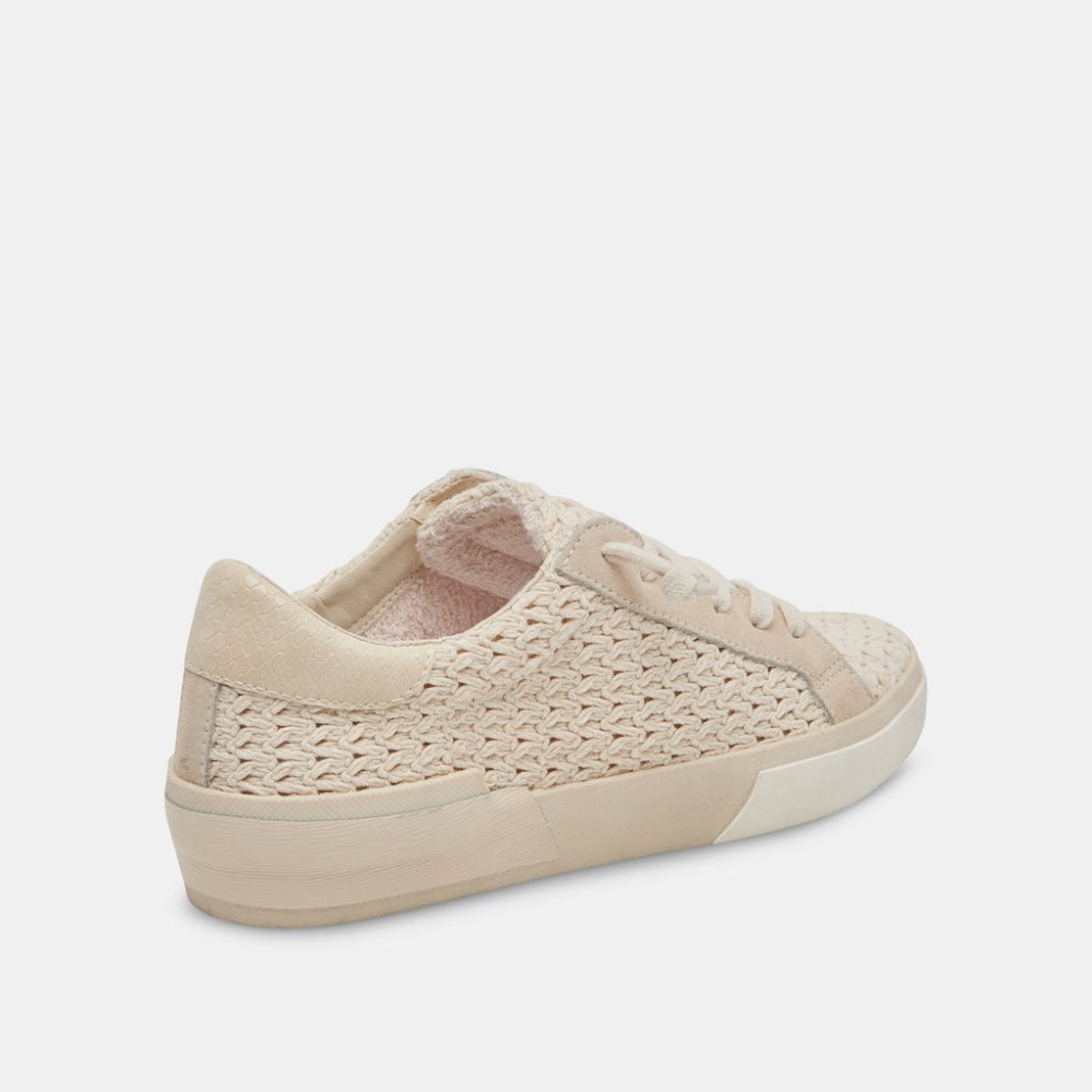 Dolce Vita Zina Crochet Sneakers Sandstone Crochet