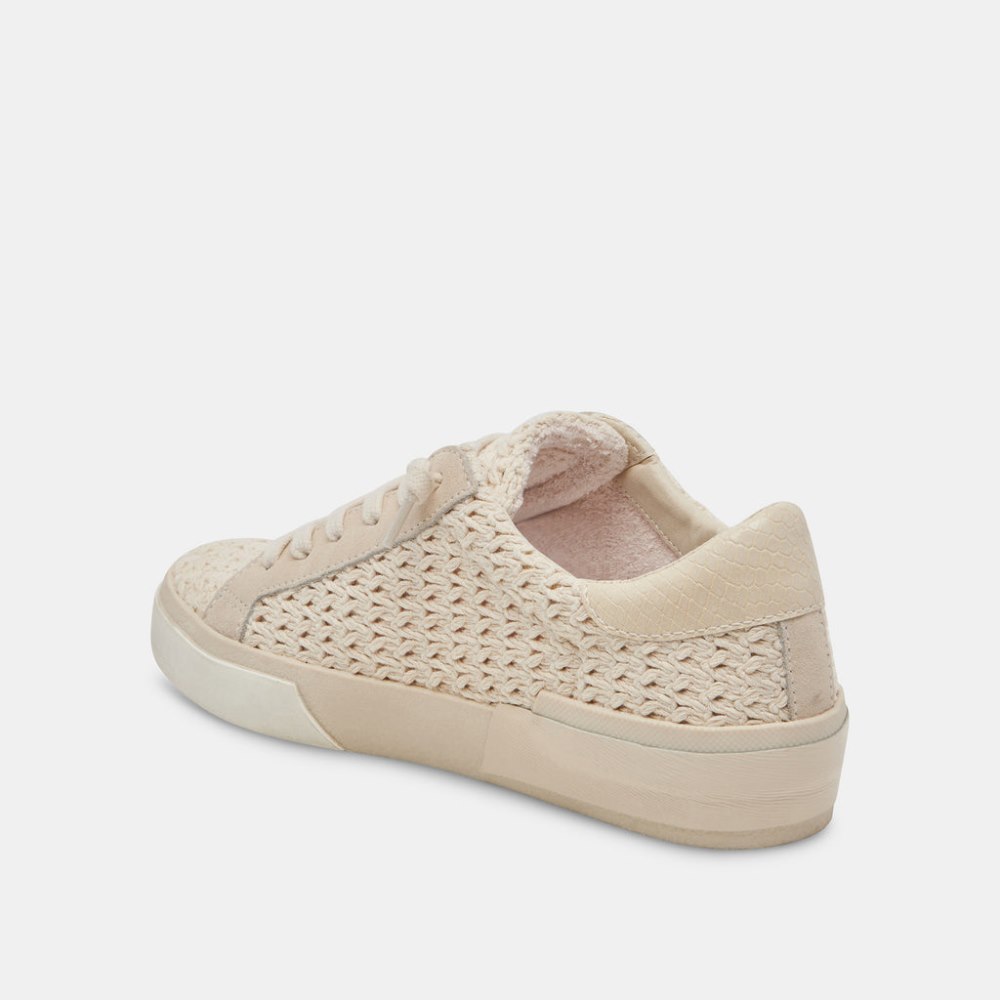 Dolce Vita Zina Crochet Sneakers Sandstone Crochet