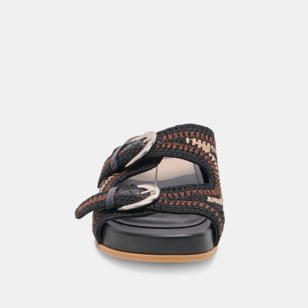 Dolce Vita Ralli Sandals Black Multi Knit