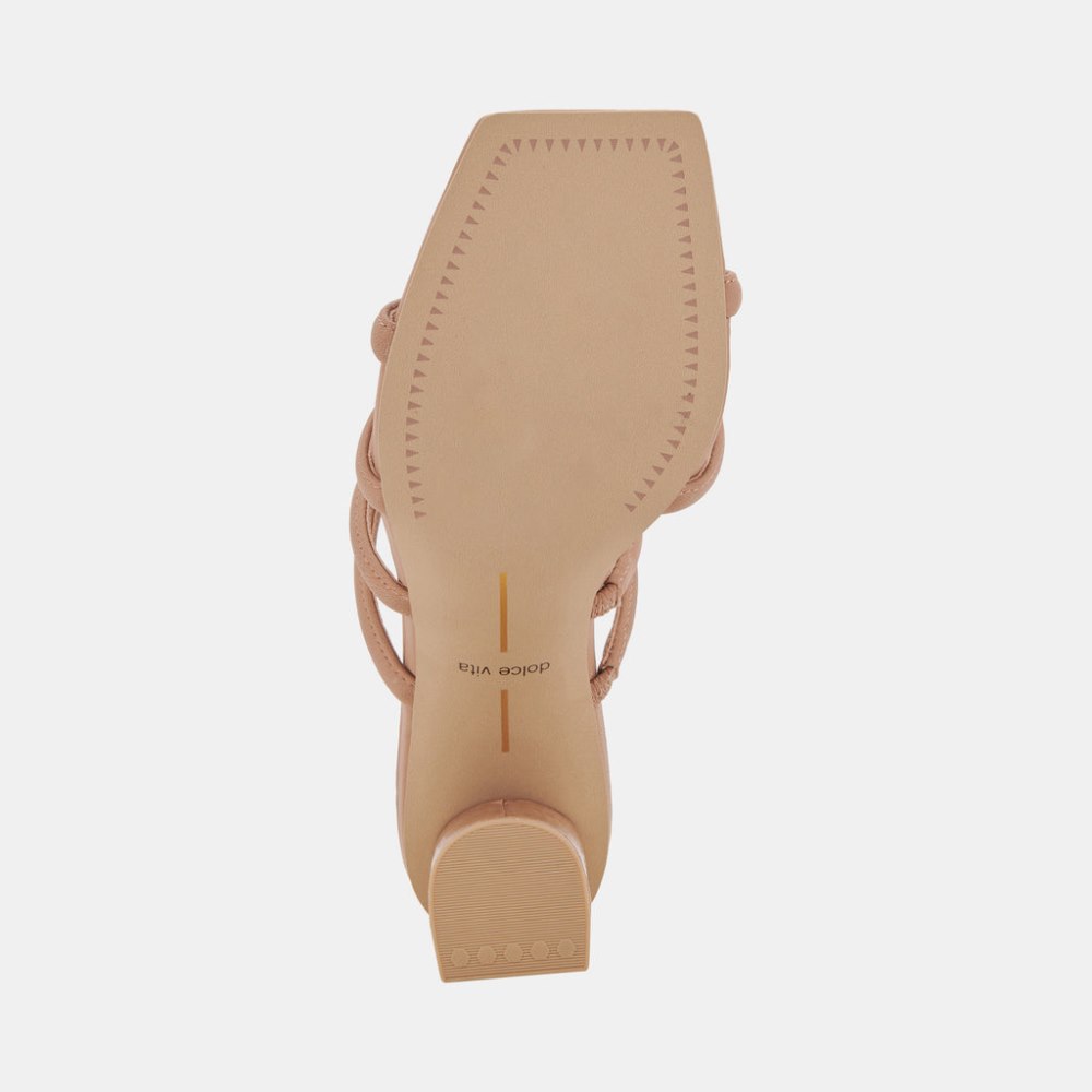 Dolce Vita Patsi Wide Heels Cafe Leather
