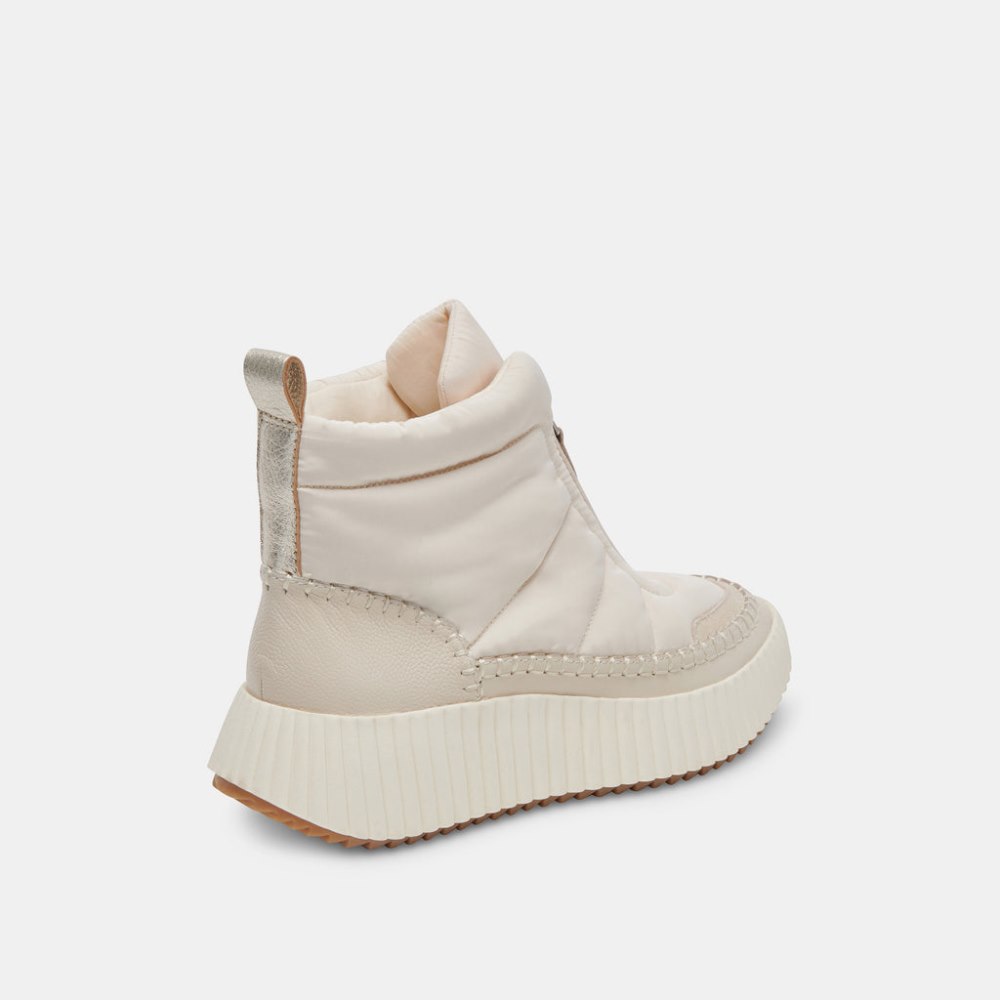 Dolce Vita Devlin Sneakers Ivory Nylon