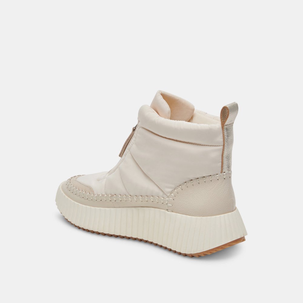 Dolce Vita Devlin Sneakers Ivory Nylon