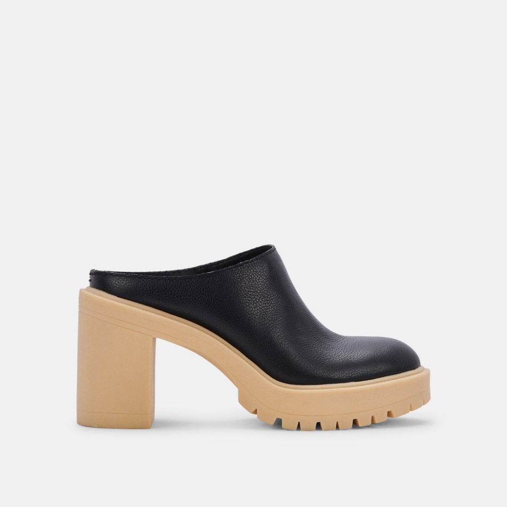 Dolce Vita Carry Heels Black Leather