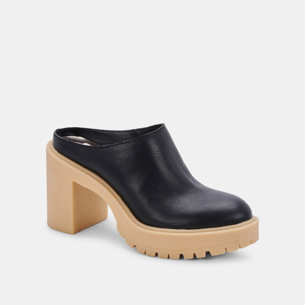 Dolce Vita Carry Heels Black Leather