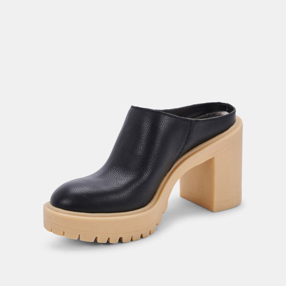 Dolce Vita Carry Heels Black Leather