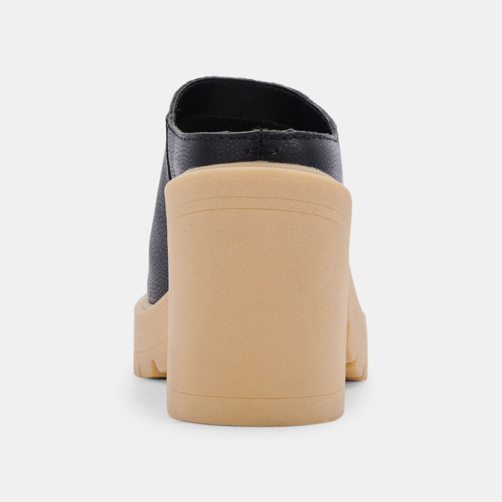 Dolce Vita Carry Heels Black Leather