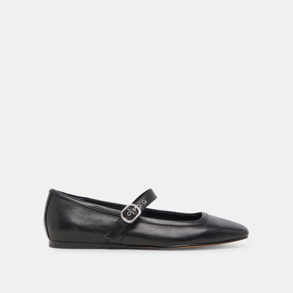 Dolce Vita Rodni Ballet Flats Black Leather