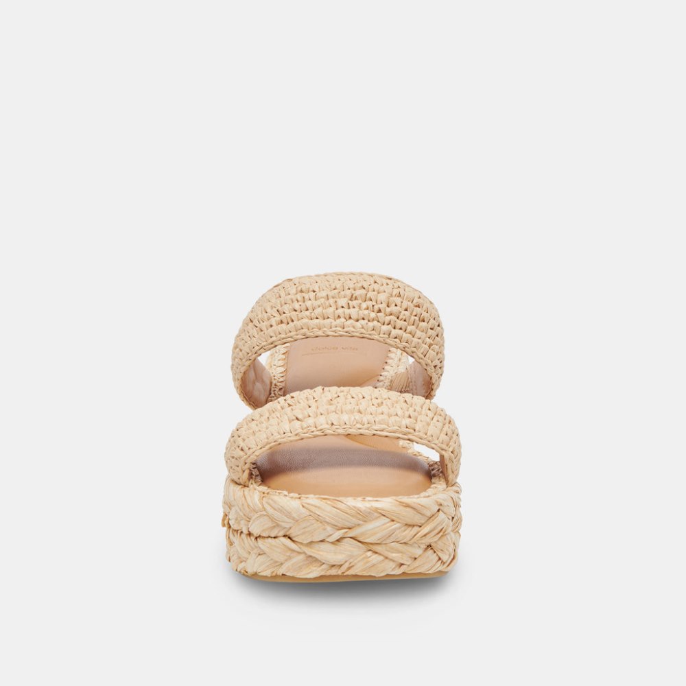 Dolce Vita Corla Sandals Lt Natural Raffia