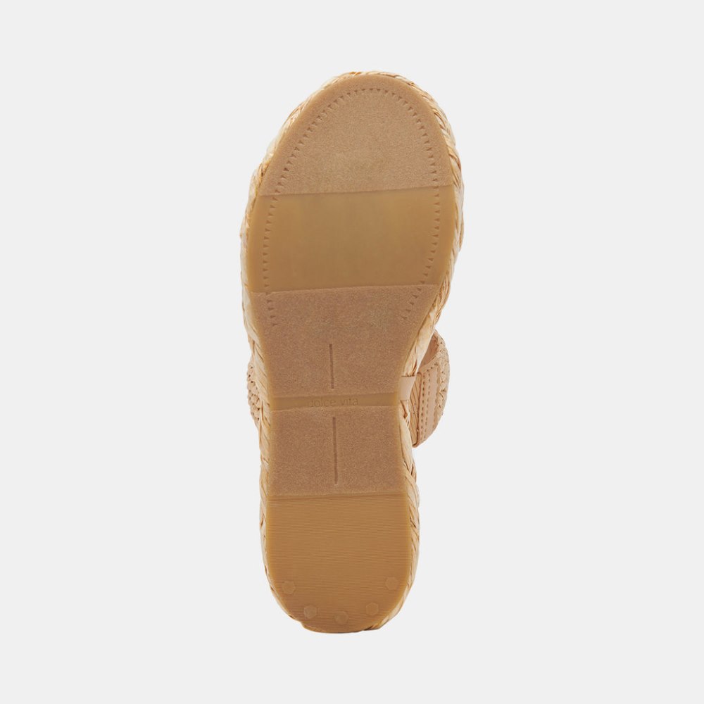 Dolce Vita Corla Sandals Lt Natural Raffia